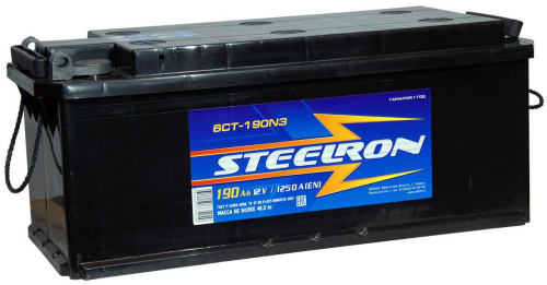 АКБ 6 ст 190 АПЗ Steelron п.п. болт 513*225*225 1250 а/ч