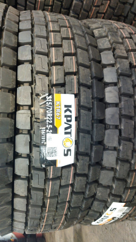 315/70R22.5 Kpatos KTR67 20 сл. 154/151L вед. ось 